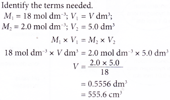 How do you prepare a standard solution 7