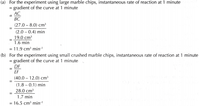 How does the surface area affect the rate of reaction 7