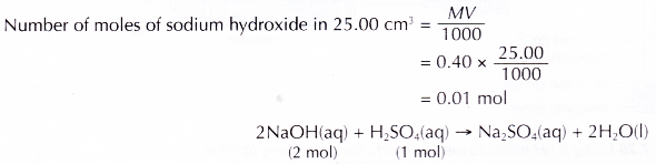 How does titration determine concentration 7