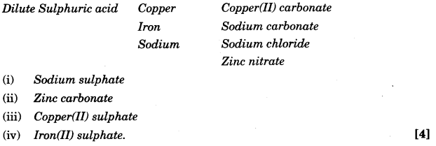 ICSE Chemistry Question Paper 2013 Solved for Class 10 - 3