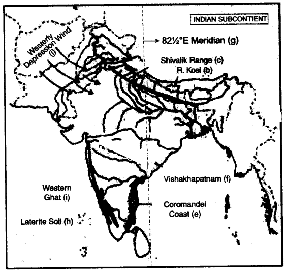 ICSE Geography Question Paper 2009 Solved for Class 10 - 3