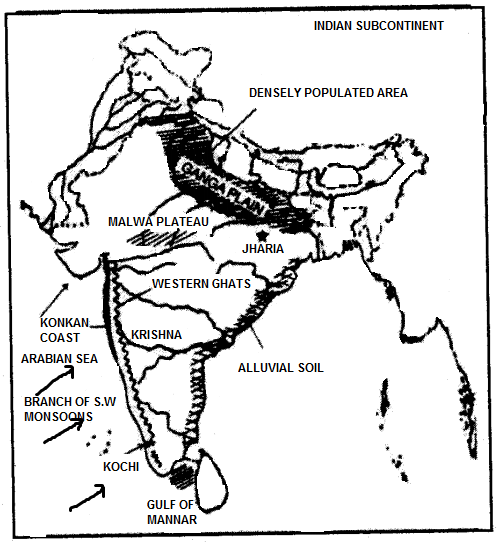 ICSE Geography Question Paper 2011 Solved for Class 10 - 1