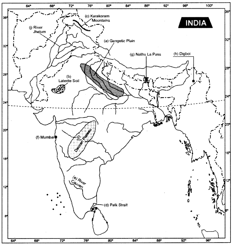 ICSE Geography Question Paper 2019 Solved for Class 10 - 1