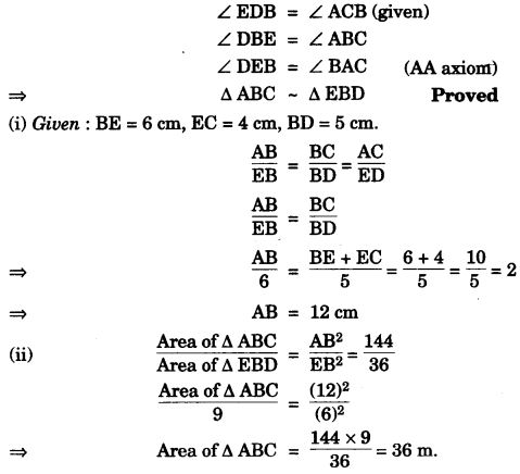 ICSE Maths Question Paper 2010 Solved for Class 10 40.