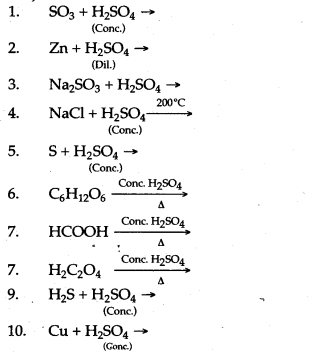 ICSE Solutions for Class 10 Chemistry - Sulphuric Acid 26