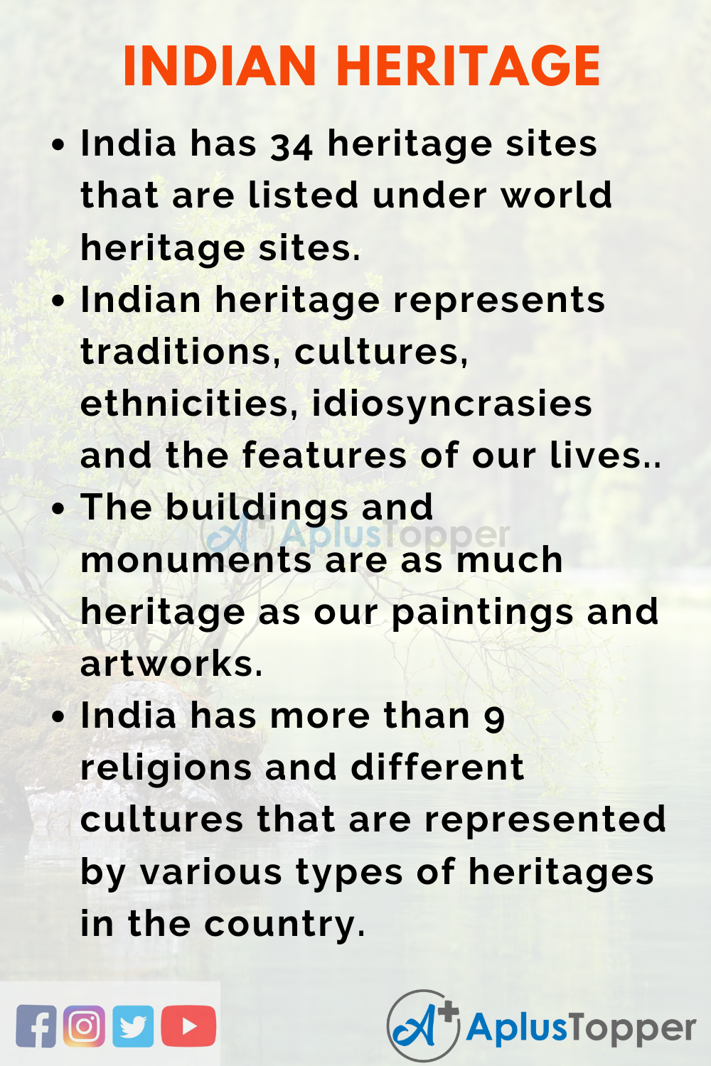 Indian Heritage Essay