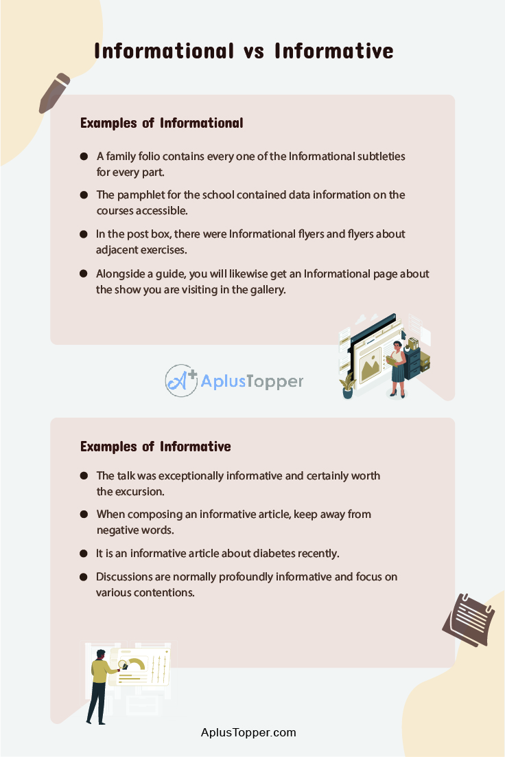 Informational vs Informative 2