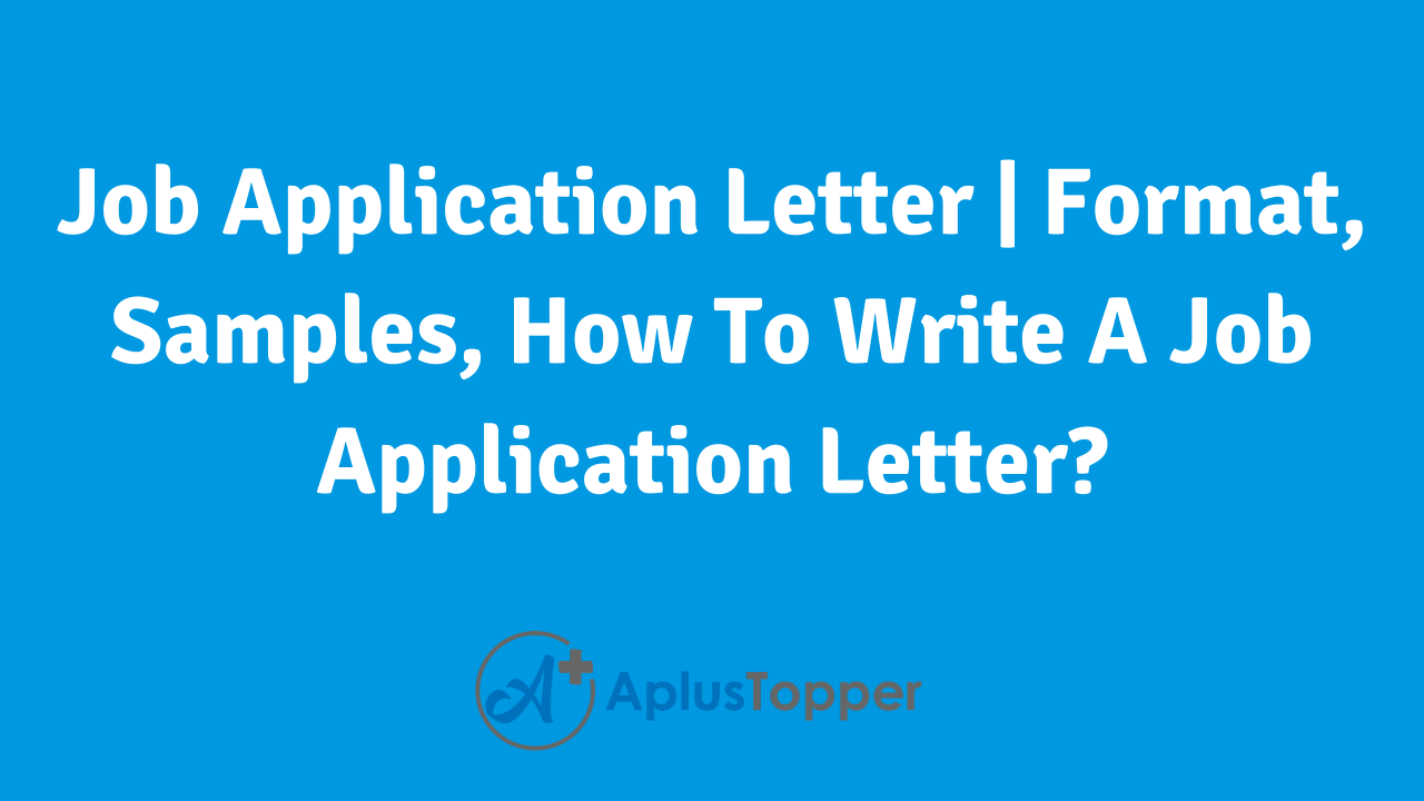 Job Application Letter