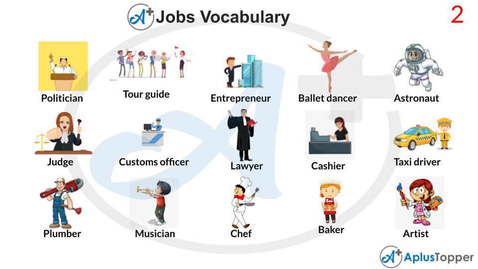 Jobs Vocabulary With Images