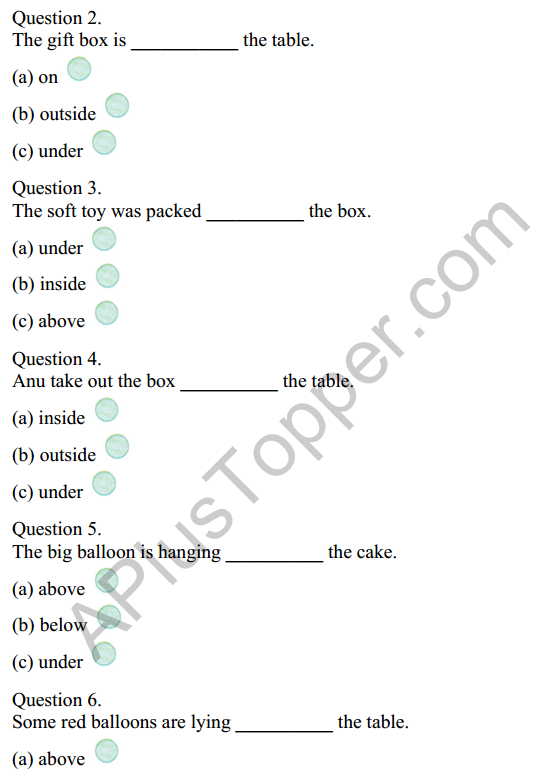 Joyful Class 1 Mathematics Worksheet Chapter 1 Finding the Furry Cat! (Pre-number Concepts) 2