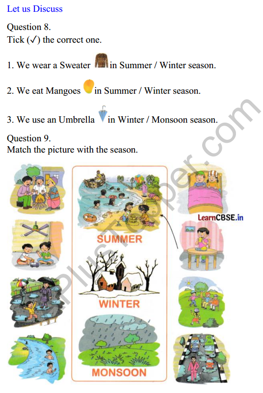 Joyful Class 1 Mathematics Worksheet Chapter 10 How do I Spend My Day (Time) 5