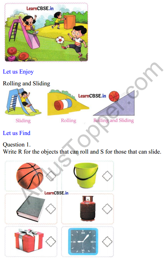 Joyful Class 1 Mathematics Worksheet Chapter 2 What is Long What is Round (Shapes) 6