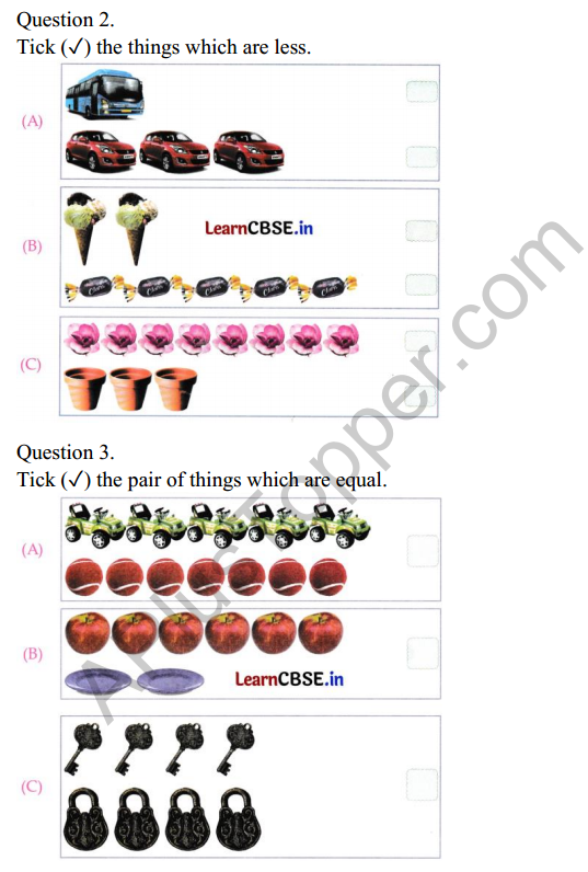 Joyful Class 1 Mathematics Worksheet Chapter 3 Mango Treat (Numbers 1 to 9) 4