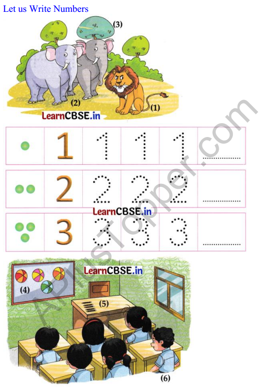 Joyful Class 1 Mathematics Worksheet Chapter 3 Mango Treat (Numbers 1 to 9) 5