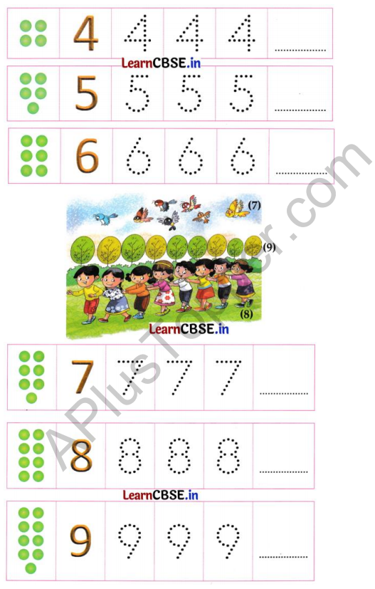 Joyful Class 1 Mathematics Worksheet Chapter 3 Mango Treat (Numbers 1 to 9) 6