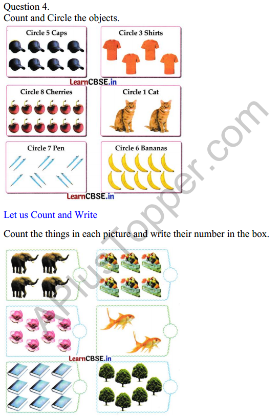 Joyful Class 1 Mathematics Worksheet Chapter 3 Mango Treat (Numbers 1 to 9) 9