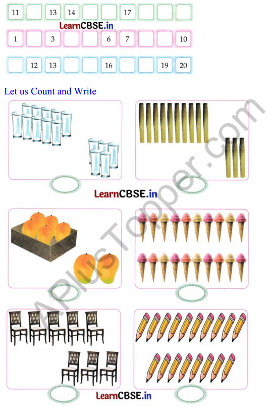 Joyful Class 1 Mathematics Worksheet Chapter 4 Making 10 (Numbers 10 to 20) 15