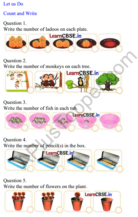 Joyful Class 1 Mathematics Worksheet Chapter 4 Making 10 (Numbers 10 to 20) 3