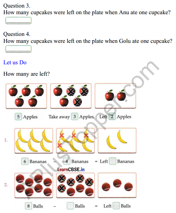 Joyful Class 1 Mathematics Worksheet Chapter 5 How Many (Addition and Subtraction of Single Digit Numbers) 12