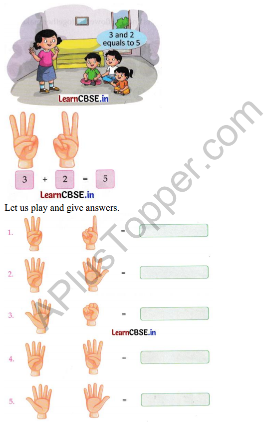 Joyful Class 1 Mathematics Worksheet Chapter 5 How Many (Addition and Subtraction of Single Digit Numbers) 3