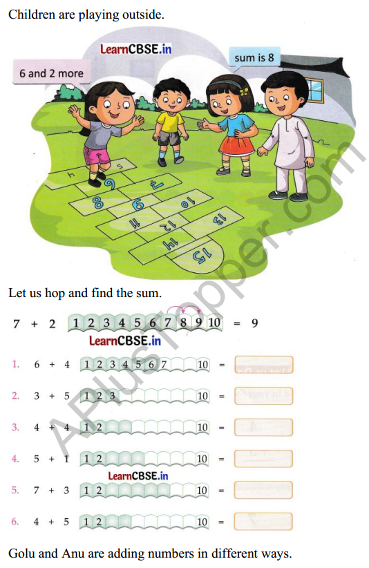 Joyful Class 1 Mathematics Worksheet Chapter 5 How Many (Addition and Subtraction of Single Digit Numbers) 6