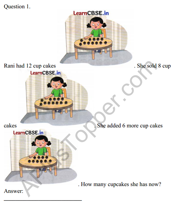 Joyful Class 1 Mathematics Worksheet Chapter 6 Vegetable Farm (Addition and Subtraction up to 20) 6