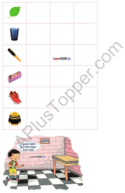 Joyful Class 1 Mathematics Worksheet Chapter 7 Lina’s Family (Measurement) 9