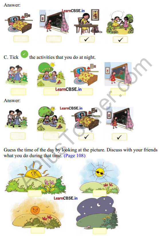 Joyful Mathematics Class 1 Solutions Chapter 10 How do I Spend My Day (Time) 4