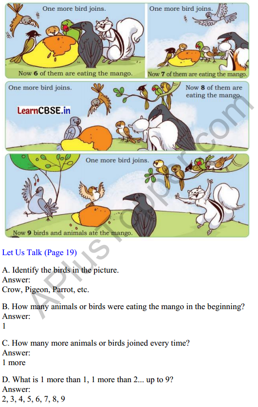 Joyful Mathematics Class 1 Solutions Chapter 3 Mango Treat (Numbers 1 to 9) 2