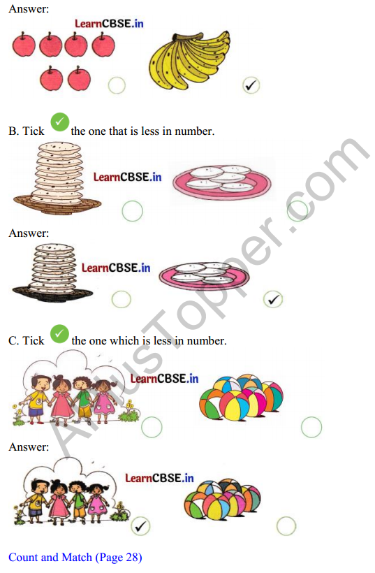 Joyful Mathematics Class 1 Solutions Chapter 3 Mango Treat (Numbers 1 to 9) 7