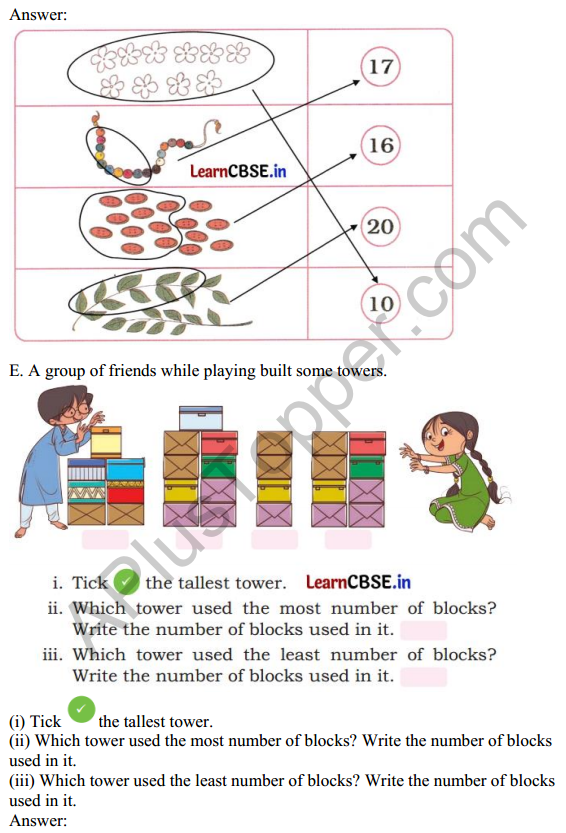 Joyful Mathematics Class 1 Solutions Chapter 4 Making 10 (Numbers 10 to 20) 14