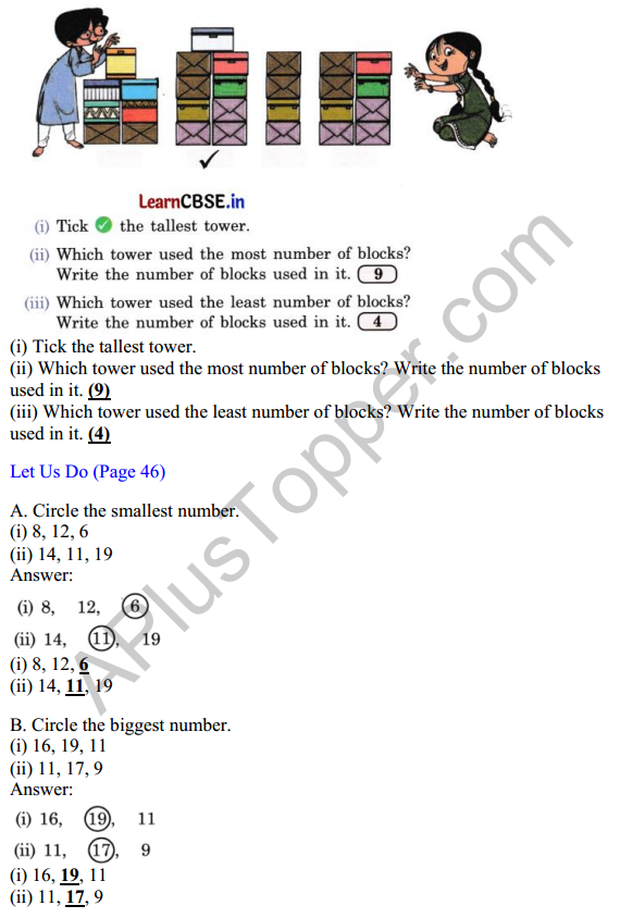 Joyful Mathematics Class 1 Solutions Chapter 4 Making 10 (Numbers 10 to 20) 15