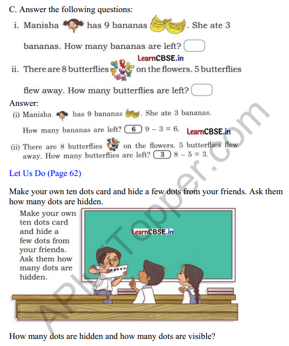 Joyful Mathematics Class 1 Solutions Chapter 5 How Many (Addition and Subtraction of Single Digit Numbers) 17