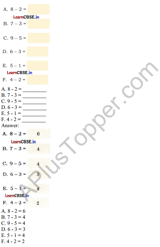 Joyful Mathematics Class 1 Solutions Chapter 5 How Many (Addition and Subtraction of Single Digit Numbers) 20