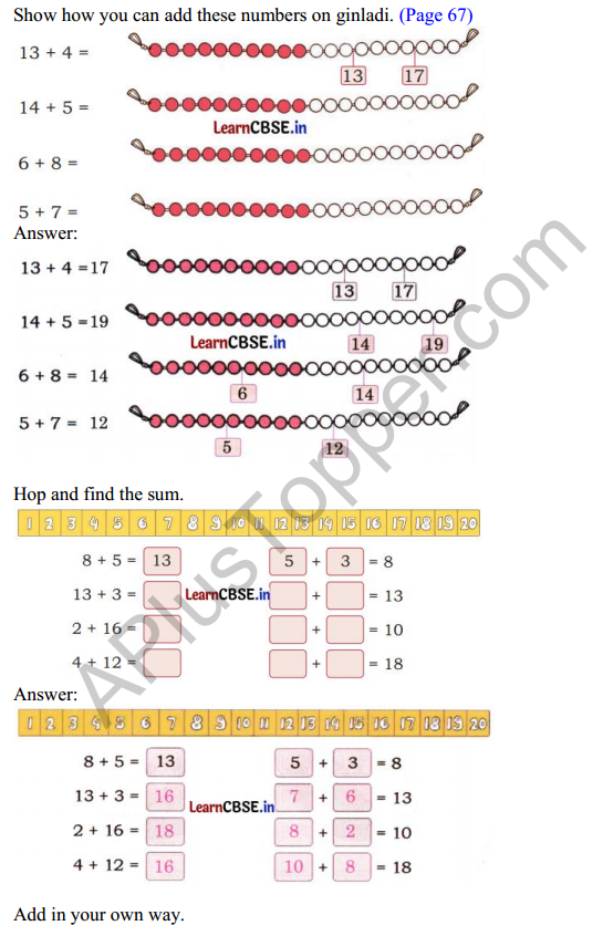 Joyful Mathematics Class 1 Solutions Chapter 6 Vegetable Farm (Addition and Subtraction up to 20) 3