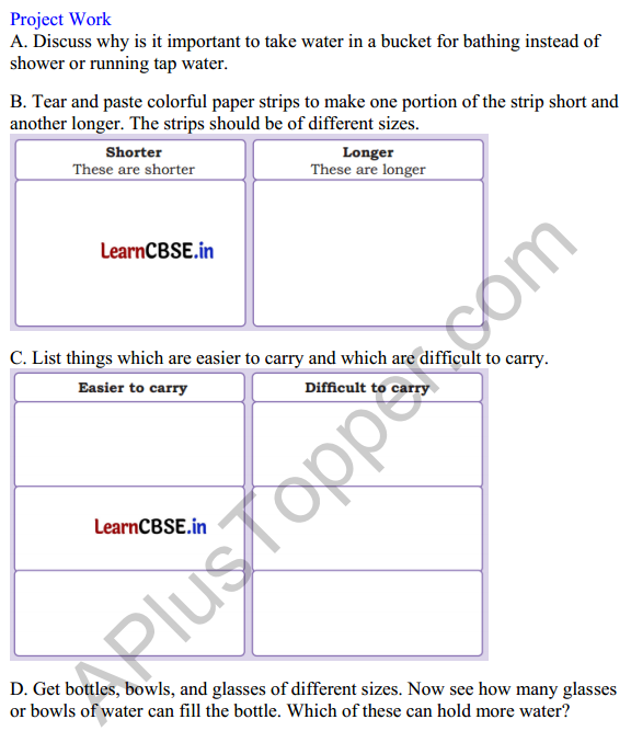 Joyful Mathematics Class 1 Solutions Chapter 7 Lina’s Family (Measurement) 13