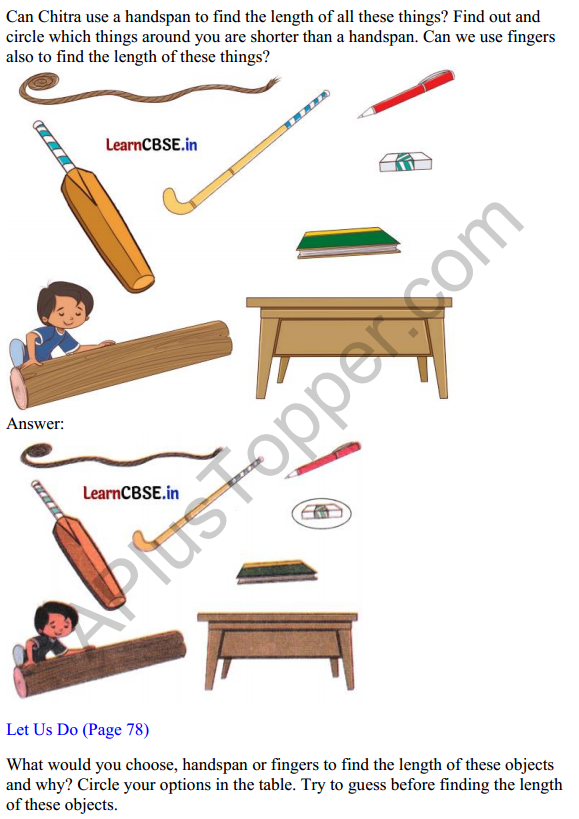 Joyful Mathematics Class 1 Solutions Chapter 7 Lina’s Family (Measurement) 5