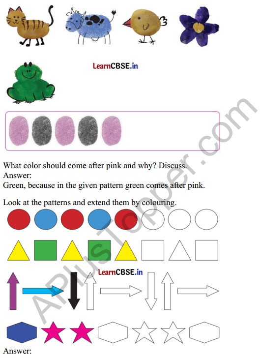 Joyful Mathematics Class 1 Solutions Chapter 9 Utsav (Patterns) 3