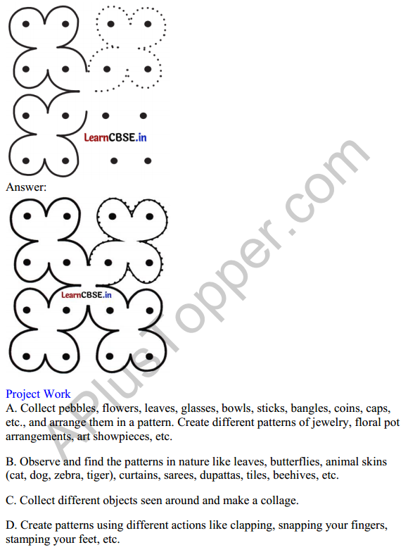 Joyful Mathematics Class 1 Solutions Chapter 9 Utsav (Patterns) 7