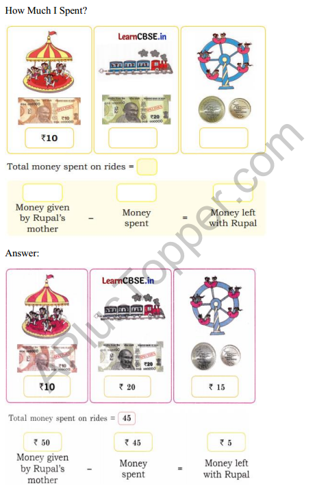 Joyful Mathematics Class 2 Solutions Chapter 10 Fun at the Fair (Money) 1