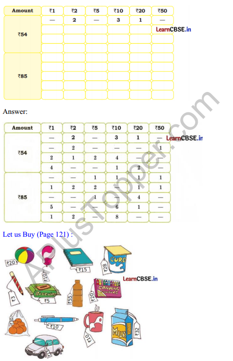 Joyful Mathematics Class 2 Solutions Chapter 10 Fun at the Fair (Money) 8