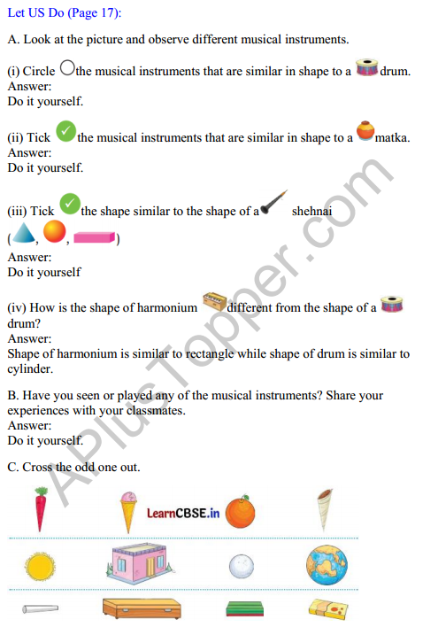 Joyful Mathematics Class 2 Solutions Chapter 2 Shapes Around Us (3D Shapes) 1