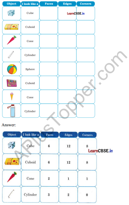 Joyful Mathematics Class 2 Solutions Chapter 2 Shapes Around Us (3D Shapes) 4