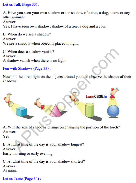 Joyful Mathematics Class 2 Solutions Chapter 4 Shadow Story (Togalu) (2D Shapes) 1