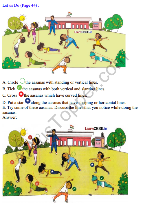 Joyful Mathematics Class 2 Solutions Chapter 5 Playing with Lines (Orientations of a Line) 1