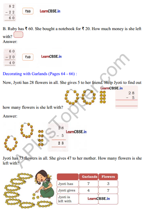 Joyful Mathematics Class 2 Solutions Chapter 6 Decoration for Festival (Addition and Subtraction) 14