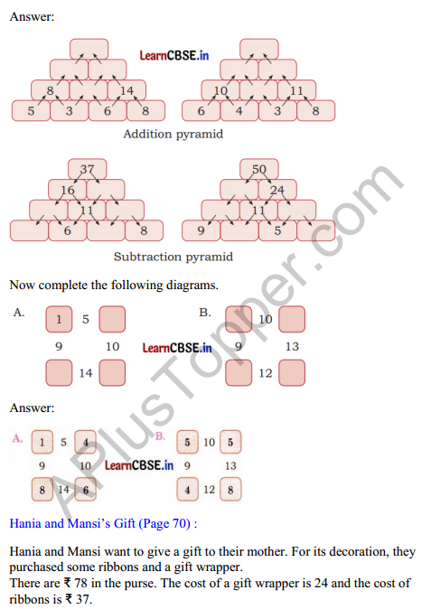 Joyful Mathematics Class 2 Solutions Chapter 6 Decoration for Festival (Addition and Subtraction) 19