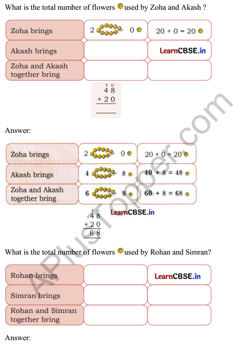 Joyful Mathematics Class 2 Solutions Chapter 6 Decoration for Festival (Addition and Subtraction) 2