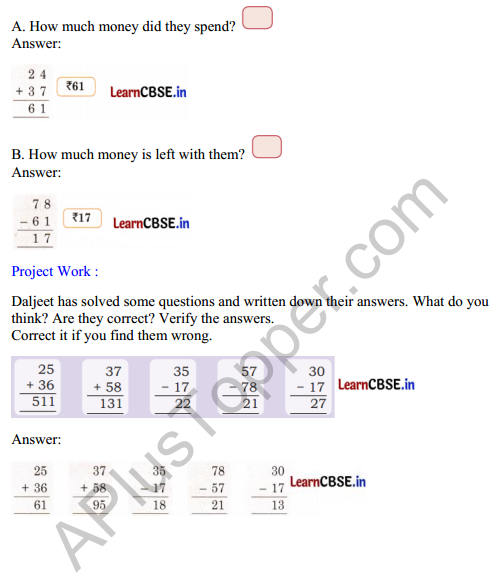 Joyful Mathematics Class 2 Solutions Chapter 6 Decoration for Festival (Addition and Subtraction) 20