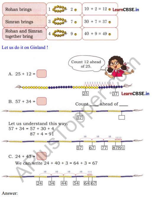 Joyful Mathematics Class 2 Solutions Chapter 6 Decoration for Festival (Addition and Subtraction) 3